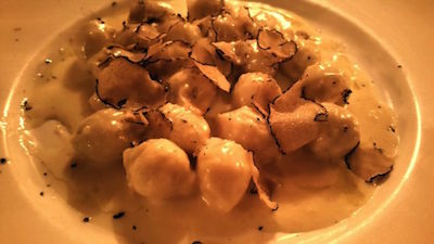 gnocci stuffed with mushroom