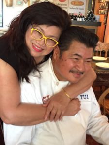 Chef Tui Sungkamee's wife